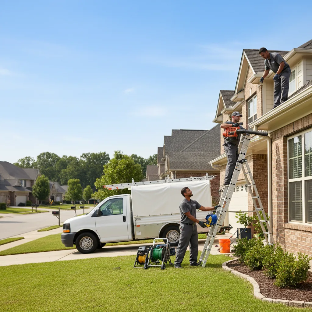 Home Gutter Service in Glenpool, OK near me